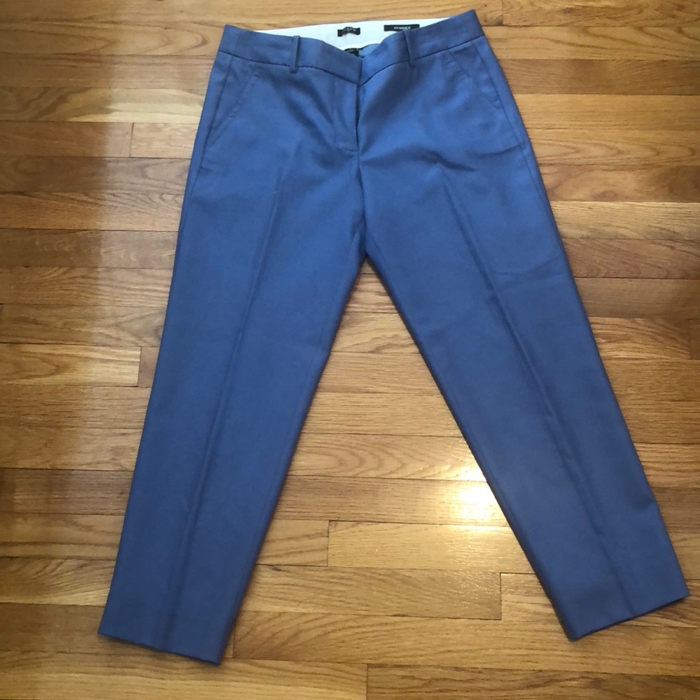 J. Crew factory size 6 blue crop pant